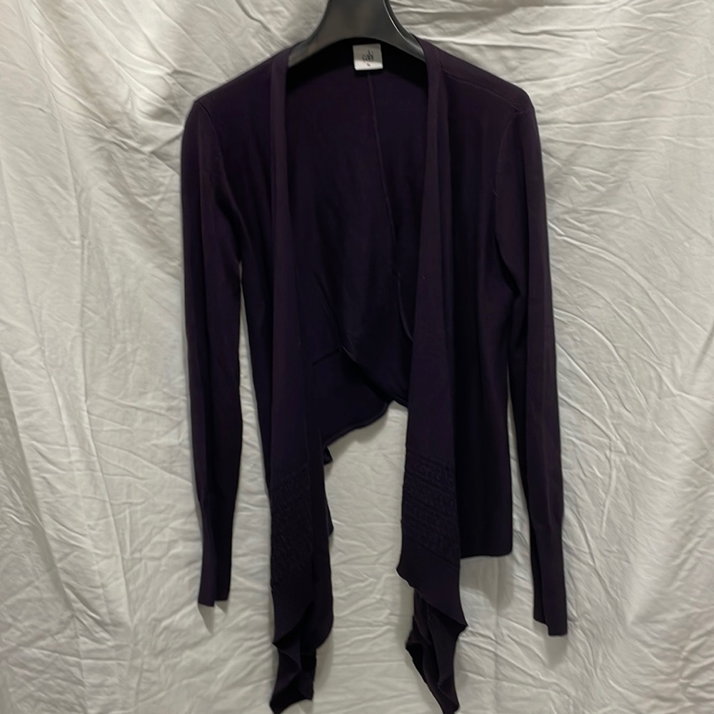Cabi purple cardigan